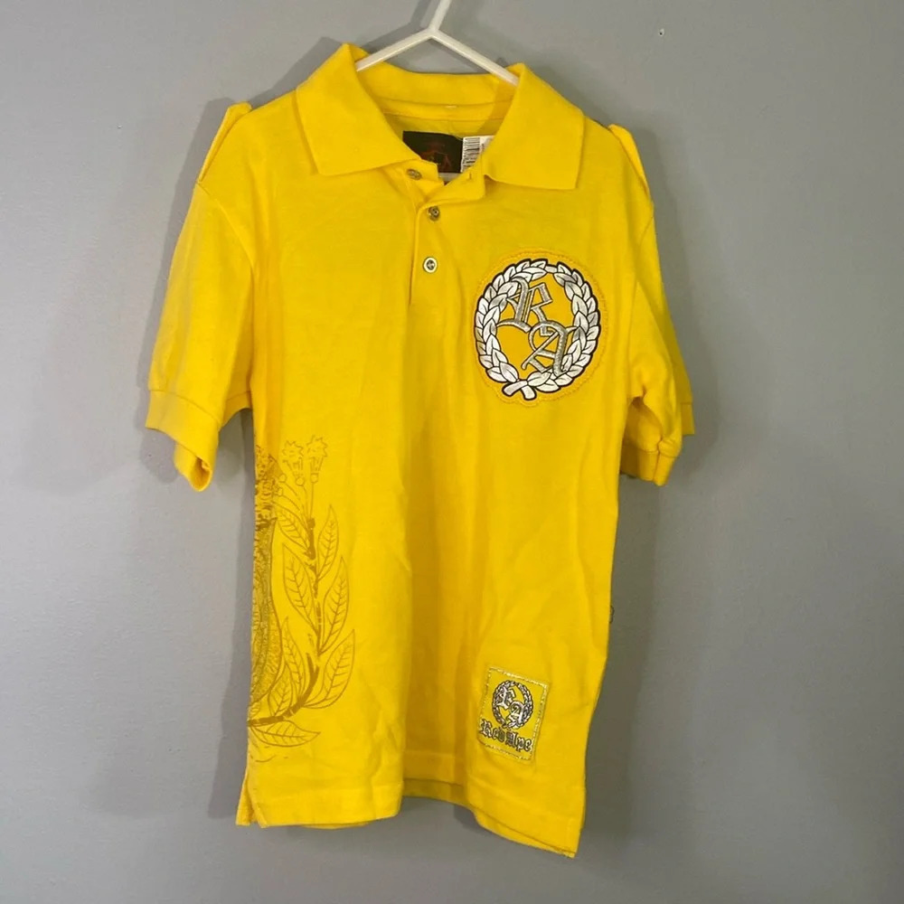 Red Ape Boys Short Sleeve Pole Style Shirt Size 6